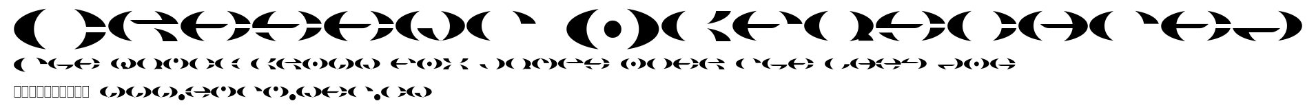 Cresent Obfuscated.ttf字體轉換器圖片