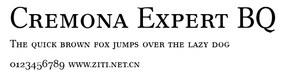 Cremona Expert BQ.ttf字體轉換器圖片