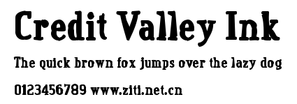 Credit Valley Ink.ttf