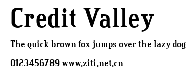 Credit Valley.ttf