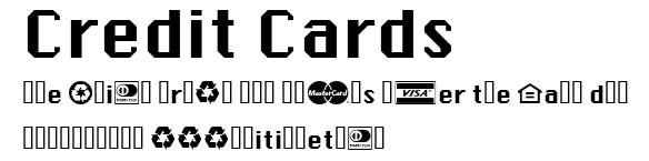 Credit Cards.ttf