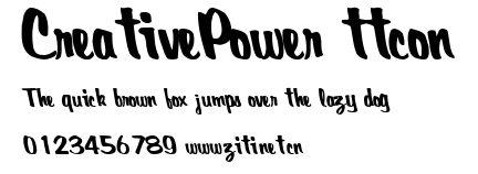 CreativePower ttcon.ttf