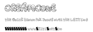 CreamCone.ttf字體轉換器圖片