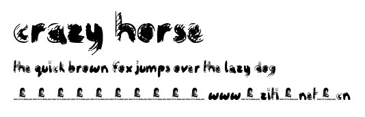 Crazy Horse .ttf字體轉換器圖片