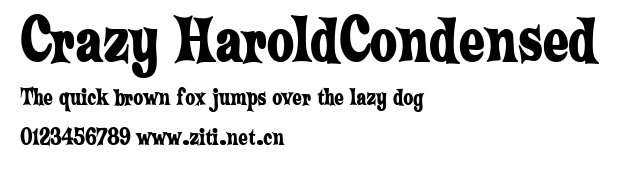 Crazy HaroldCondensed.ttf