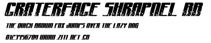 CraterFace Shrapnel BB.ttf字體轉換器圖片