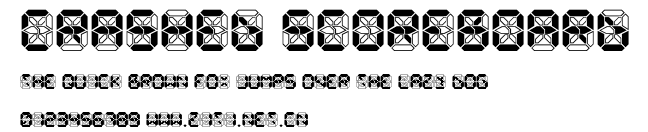 Crashed Scoreboard.ttf字體轉換器圖片