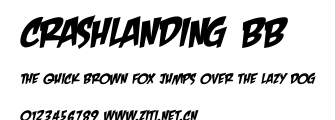 CrashLanding BB.ttf字體轉換器圖片