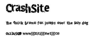 CrashSite.ttf字體轉換器圖片