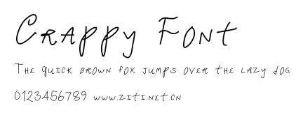 Crappy Font.ttf字體轉換器圖片