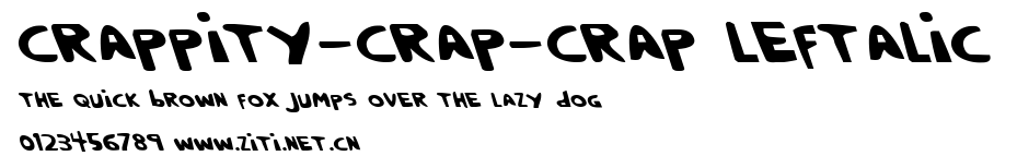 Crappity-Crap-Crap Leftalic.ttf