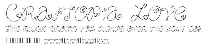 Craftopia Love.ttf字體轉換器圖片