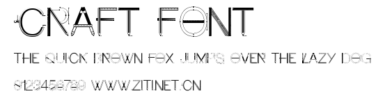 Craft Font.ttf字體轉換器圖片