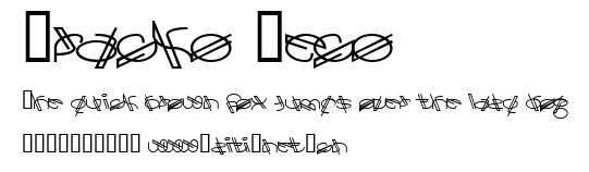 Cracko Deco.ttf字體轉換器圖片