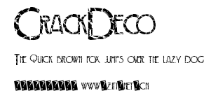 CrackDeco.ttf字體轉換器圖片