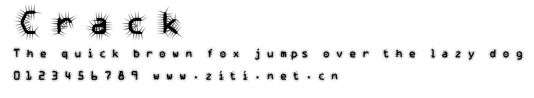 Crack.ttf字體轉換器圖片