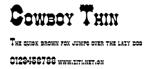 Cowboy Thin.ttf