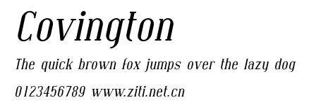 Covington.ttf字體轉換器圖片