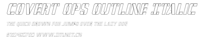 Covert Ops Outline Italic.ttf
