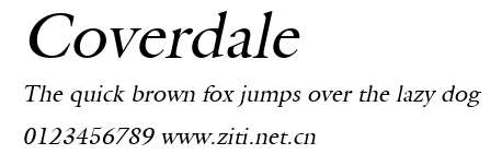 Coverdale.ttf字體轉換器圖片
