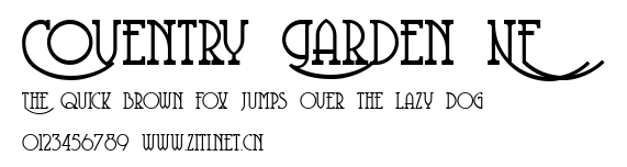 Coventry Garden NF.ttf字體轉換器圖片