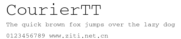 CourierTT.ttf字體轉換器圖片