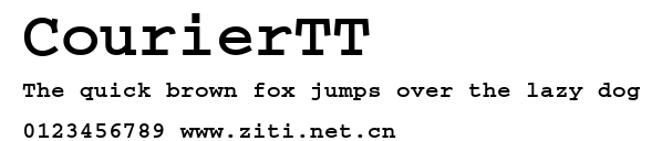 CourierTT.ttf字體轉換器圖片