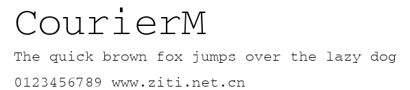 CourierM.ttf字體轉換器圖片