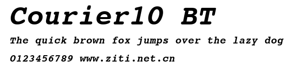 Courier10 BT.ttf字體轉換器圖片