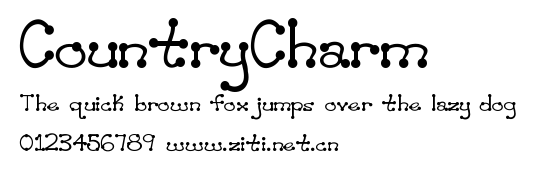 CountryCharm.ttf字體轉換器圖片