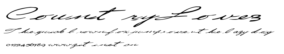 CountryLove3.ttf字體轉換器圖片