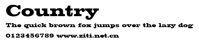 Country.ttf字體轉換器圖片