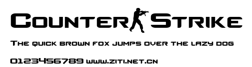 Counter-Strike.ttf字體轉換器圖片