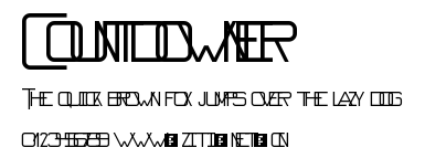 Countdowner.ttf字體轉換器圖片