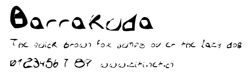 Barrakuda.ttf字體轉換器圖片