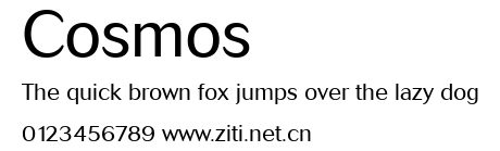 Cosmos.ttf字體轉換器圖片