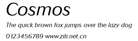 Cosmos.ttf字體轉換器圖片