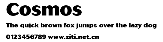 Cosmos.ttf字體轉換器圖片