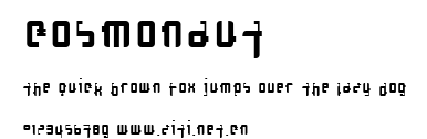 Cosmonaut.ttf字體轉換器圖片