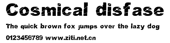 Cosmical disfase.ttf