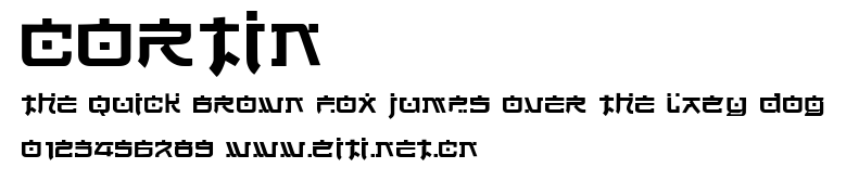 Cortin.ttf字體轉換器圖片