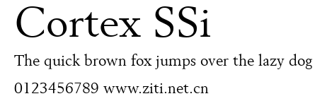 Cortex SSi.ttf字體轉換器圖片