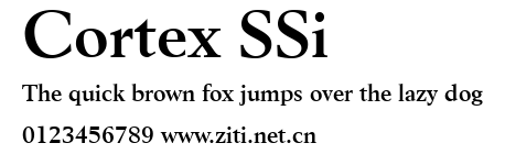 Cortex SSi.ttf字體轉換器圖片