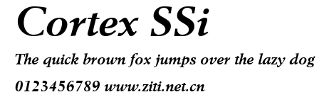 Cortex SSi.ttf字體轉換器圖片