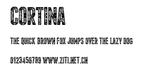 Cortina.ttf字體轉換器圖片