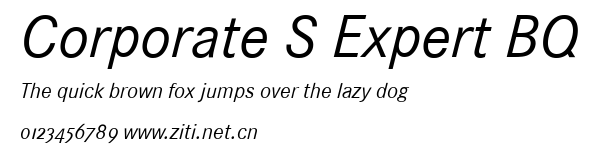Corporate S Expert BQ.ttf字體轉換器圖片
