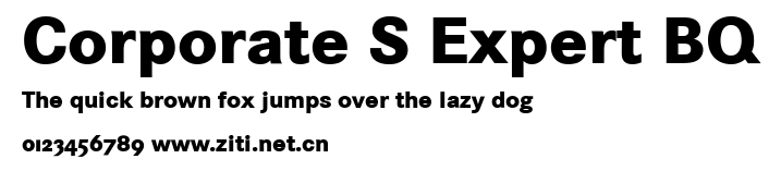 Corporate S Expert BQ.ttf字體轉換器圖片