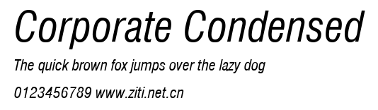 Corporate Condensed.ttf字體轉換器圖片