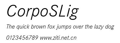 CorpoSLig.ttf字體轉換器圖片