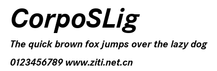 CorpoSLig.ttf字體轉換器圖片